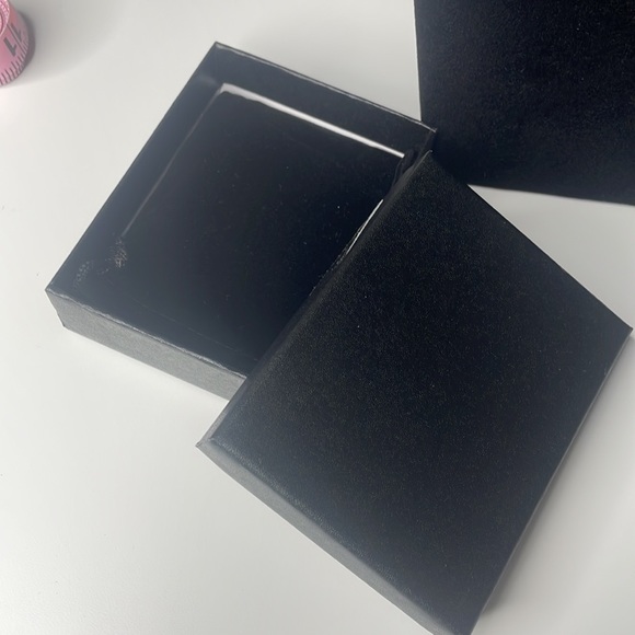 Silver Dainty Snowflake Necklace with light Blue Crystals - Picture 7 of 7